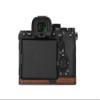 A7R V Case, PU Leather Camera Bag Bottom Opening Half Body Case Cover Shell for Sony Alpha A7R V with Neck Strap Storage Box (Coffee) view 3