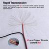 10 Pairs 12V 5A DC Power Pigtail Barrel Plug Connector Cable, 2.1mm x 5.5mm Male Female DC Pigtail Connectors for CCTV Security view 2