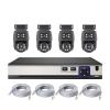 QDVOPHZA Outdoor PTZ NVR Security Video Surveillance Kit 6MP POE Dual Lens Security Camera Set Two Way Audio Surveillance System(1t,8CH and 4PCS 6MP) view 2