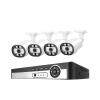 QDVOPHZA 8CH 5MP POE IP Camera System CCTV Security Smart AI Face Detect Two-Way Audio Video H.265 Surveillance Camera Outdoor(4T,8CH NVR 4 Cameras) view 1