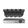 4K CCTV Surveillance Security Camera System Kit 8MP Home External POE IP Dome Camera Set Color Night Vision 8CH POE NVR Kit 10CH(4PCS,10CH NVR 4 PCS CAM_US Plug) view 1