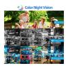 4K CCTV Surveillance Security Camera System Kit 8MP Home External POE IP Dome Camera Set Color Night Vision 8CH POE NVR Kit 10CH(4PCS,10CH NVR 4 PCS CAM_US Plug) view 4