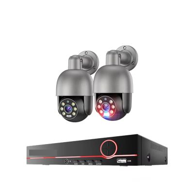QDVOPHZA 4K 8MP H.265 8CH PoE NVR Kit Detects Red Light Pedestrian Alarm P2P Video(3T(),Sky Blue)