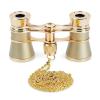 Monoculars for Adults High Power, 3X25 Opera Glasses Binoculars Metal Body with Chain/Handle Optical Lens Theater Telescope Retro Design Women Girls Binoculars view 1