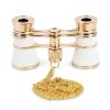 Monoculars for Adults High Power, 3X25 Opera Glasses Binoculars Metal Body with Chain/Handle Optical Lens Theater Telescope Retro Design Women Girls Binoculars view 1