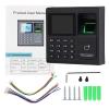 JOMRTS Clocking in Machine, Intelligent Biometric Fingerprint Time Attendance Machine Check-in Device Access Control Keypad Key Fobs for Employees view 3
