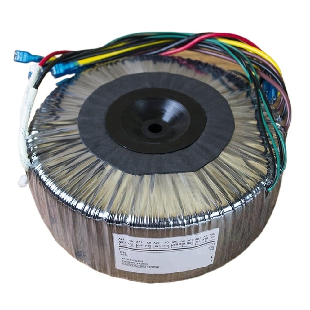 1500W 220v to Dual 70v Two Sets + Single 12v Three Sets of Pure Copper Wire high Power Power toroidal Transformer 190 * 75mm