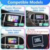 4+64G Android 14 Car Radio for Toyota 4Runner 2003-2009/Tundra 2003-2006/Sequoia 2003-2007, 7 Inch Stereo with Wireless Carpaly&Android Auto, Support Bluetooth/WiFi/GPS/FM/SWC/Backup Camera view 2