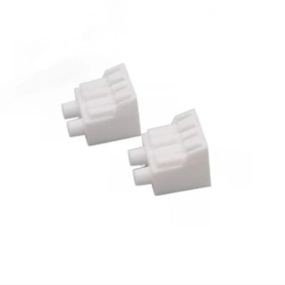 100pcs LC Duplex Dust Covers LC DX Fiber Optic Connector Dust Plugs(White)
