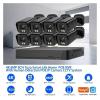 4K POE IP Camera Security Tuya System Set 8MP 8CH NVR Kit Outdoor Waterproof Audio CCTV Video Surveillance Camera System Kit 4CH(2T,4XCAM with 8CH NVR_NO Card) view 3