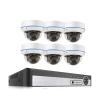 QDVOPHZA 8CH 5MP POE Security Camera Kit Audio Record Face Detection Vandalproof Indoor Dome Camera CCTV Surveillance Protection(1t,8CH 6pcs 5MP Camera) view 1