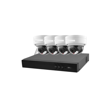 4POE 4CH NVR CCTV System 4PCS 8MP Smart Dual Light Outdoor Security Cameras Video Surveillance Kit H.265+(4PCS)