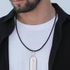 yothchose Neck Strap Chain Compatible with PLAUD NotePin Necklace Lanyard, Premium Leather Material Neck Loop for Plaud NotePin AI Voice Recorder (black) view 2