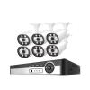 QDVOPHZA 8CH 5MP POE IP Camera System CCTV Security Smart AI Face Detect Two-Way Audio Video H.265 Surveillance Camera Outdoor(4PCS,8CH NVR 6 Cameras) view 1
