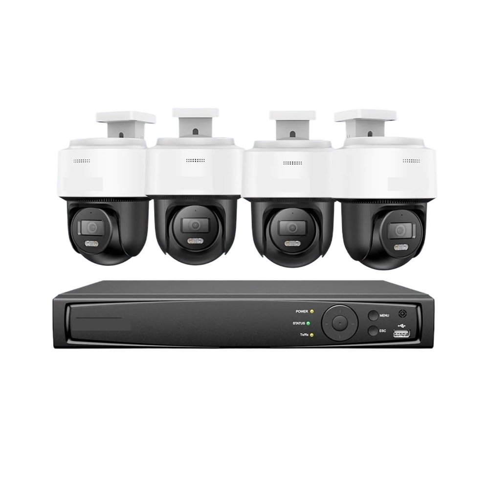 3K Surveillance System Smart Dual Light Network Dome Camera 12MP 8Ch PoE Support Human Detection Auto-Tracking(2T)