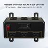 125V 15A Media Enclosure Power Strip Fit for Onq Media Cabinet, Half Width Power Strip with 6 Outlets & 3 IEC C13 Adapters & 1 IEC C7 Adapter, AC1031 view 3