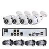 4CH 5MP Outdoor Security IP Camera 48V POE CCTV Video Surveillance Set H.265+ P2P Motion Detection NVR Camera System(2T,4CH NVR 4CAM 4cable) view 1