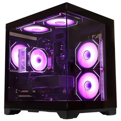 Ace Gaming PC Desktop- Intel Core i5 14400F 3.5 GHz 10-Core, GeForce RTX 5060 8GB, 16GB DDR4 RAM 3200MHz,1TB PCIe SSD, Wi-Fi & Bluetooth, Windows 11-Prebuilt Tower Gamer Computer-Black