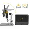 1080P Microscope Accessories kit Slide Preparation camer 8.5 Inch LCD Display Screen 5X-1200X Digital 1280 * 800 Adjustable view 2