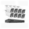 QDVOPHZA 8PCS Cam 8CH 8MP POE Security Camera System Two Way Audio 4K NVR Kit CCTV Outdoor IP Camera H.265+ Video Surveillance Set view 1