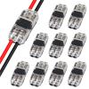 10PCS Low Voltage Wire Connectors - 2 Way Universal I-Shape Terminals | Toolless Design, Ideal for Automotive Use, Compact Wire Joining view 1