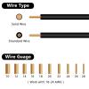 10PCS Low Voltage Wire Connectors - 2 Way Universal I-Shape Terminals | Toolless Design, Ideal for Automotive Use, Compact Wire Joining view 4