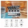4K Ultra HD 8MP Security Camera System H.265 POE NVR Kit CCTV Outdoor Metal White Dome Video Surveillance IP Camera Set(2T,4CH NVR and 2 Camera) view 3
