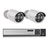 H.265 8CH 5MP POE Security Camera System Kit Audio Record IP Camera IR Outdoor Waterproof CCTV Video Surveillance NVR Set(4PCS,8CH NVR and 2 Camera_US Plug) view 1