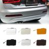 Left Right Rear Bumper Towing Tow Hook Hole Eye Cover Cap for Audi Q3 2013-2015 (Left, Black) (Unpainted) view 2