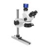 HY-5100-HG7045 7-50X Slide-Rail Base Microscope Stand Digital Camera Stereo Trinocular Lens for Cellphone Repair Soldering Tools
