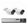 8MP 4K Ultra HD IP Camera Home Outdoor Bullet Metal Audio Video Surveillance Kit POE NVR CCTV Camera Set(2T,4CH NVR and 2 Camera) view 1