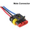8Pairs 3Pin Waterproof Connectors - Auto Electrical Quick Disconnect Plugs | Secure Wire Connection, Weather-Resistant, Ideal for Automotive Use view 3
