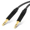 Premium TRS Guitar Cable 6.35mm TRS Balanced Stereo Audio Cable 3FT 2-Pack view 1