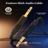 Premium TRS Guitar Cable 6.35mm TRS Balanced Stereo Audio Cable 3FT 2-Pack view 2