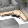 Computer Monitor RiserMonitor Stand Riser Heavy Duty Computer Stand with Pencil Holder & Smartphone(Natural) view 1