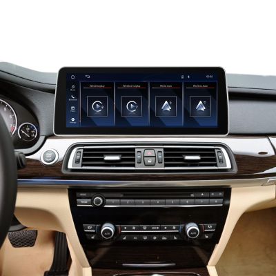 12.3 Inch Carplay for BMW 7 Series F01 F02 F03 F04 (2009-2012) CIC System, Wireless Carplay Android Auto, Car Stereo Bluetooth Navigation Media Player