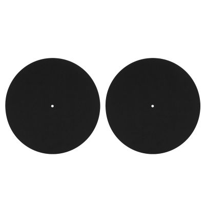 POCREATION Record Protective Mat, 12 Inch Felt Antistatic Turntable Slipmat, Non Slip for Record Player, Improved Sound Quality and Vibration Control