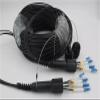 120m 4 Wire DVI LC-LC Fiber Patch Cable for Outdoor, Waterproof SM Armoured (LCA-LCA LSZH) view 1