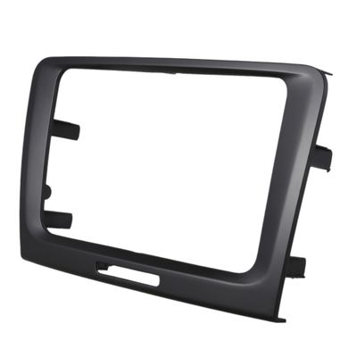 Black 220 X 130 X 210Mm 2 Din Car DVD Radio Fitting Meter Panel Fascia Frame For 2009-2014 For Skoda Superb