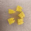 100pcs LC Duplex Dust Covers LC DX Fiber Optic Connector Dust Plugs(Yellow) view 1