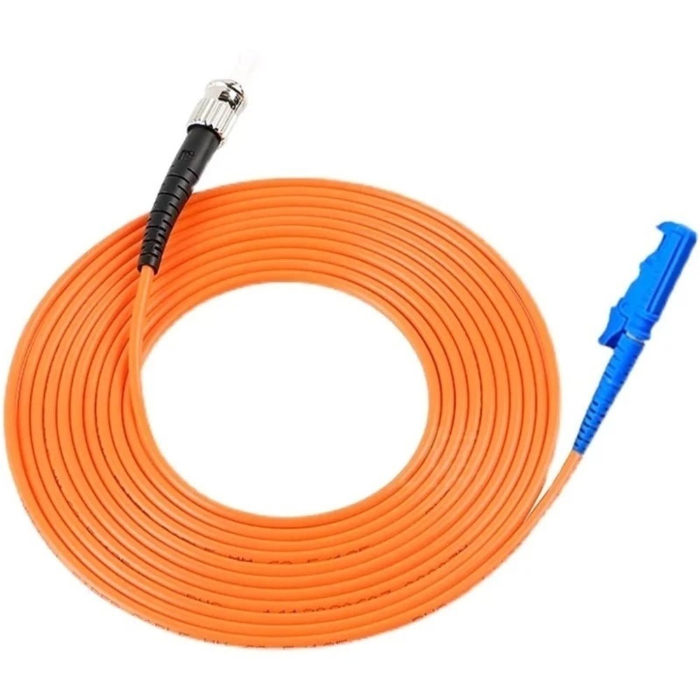 VJSUWI Fiber patch cord E2000-ST simplex OM1 OM2 1M 2M 3-M 5M 7M 10Mtr optical fibre jumper Multimode SX E2000 50m 30m 20m(50m 1pc OM2)