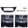 1 Din Car Radio Facia For Renault Laguna III 2007 DVD Stereo CD Panel Meter Kit Trim Fascia Dashboard Frame Black view 3