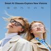 MHRDZWDJ Anti-Blue Light Glasses,800w Photo and Video Recording,Ai Intelligent Image Recognition/Translation,with Voice Assistant,Open Design, for Travel,Work,Business Black view 2
