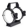 YUEHISY Telescope Tube Ring, Aluminum Alloy Clamp with Padding for 80-90mm Telescopes, Dovetail Plate Anti Scratch Lining, for Astrophotography Mounts view 1