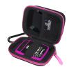 Tourmate Golf GPS Storage Case Compatible for Izzo Swami Handheld Golf GPS Rangefinder (Case Only) (Black & Rose Pink) view 1