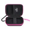 Tourmate Golf GPS Storage Case Compatible for Izzo Swami Handheld Golf GPS Rangefinder (Case Only) (Black & Rose Pink) view 2