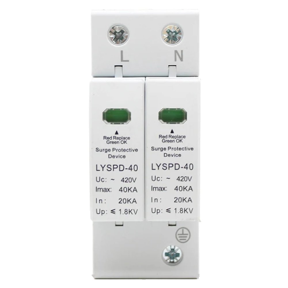 LYSPD-40 AC Surge Protective Device, 420V, 40KA Max Current, Low-Voltage Circuit Protection (3P AC275V 20-40KA)