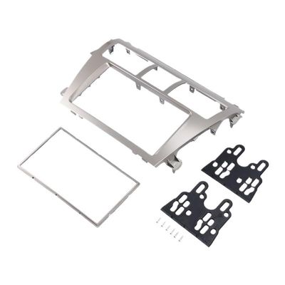 2 DIN Car Stereo Radio DVD Player Frame Fascia Panel Trim For Toyota Vios 2007-2012, Belta 2005-2008, Yaris Sedan 2006+