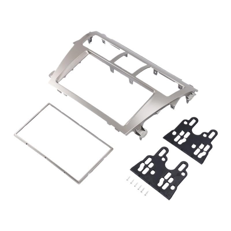 2 DIN Car Stereo Radio DVD Player Frame Fascia Panel Trim For Toyota Vios 2007-2012, Belta 2005-2008, Yaris Sedan 2006+