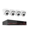 QDVOPHZA 5MP 8MP Ultra HD 4K POE Security Camera System H.265 Two Way Audio Face Detect Full Color Night CCTV Video Surveillance(4T,8MP 8CH 4pcs Camera) view 1